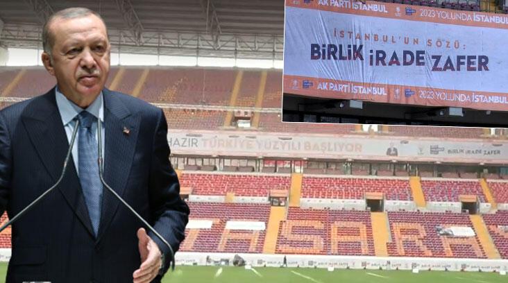 AK Parti'de bir ilk! Gözler Galatasaray'ın stadyumundaki büyük buluşmada