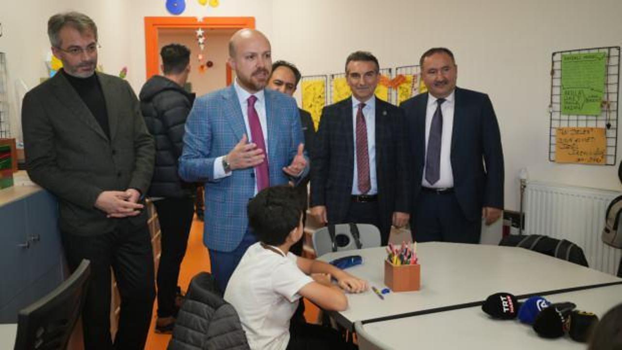 Bilal Erdoğan Pendik BİLSEM’de özel yetenekli öğrencileri sevindirdi