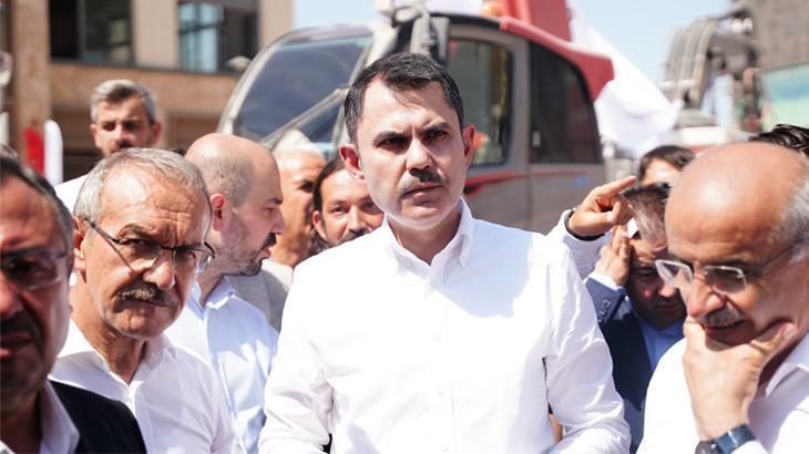 'Deprem bölgesinde nasıl mı çalışıyoruz?' Bakan Kurum'dan Bakırcılar Çarşısı paylaşımı