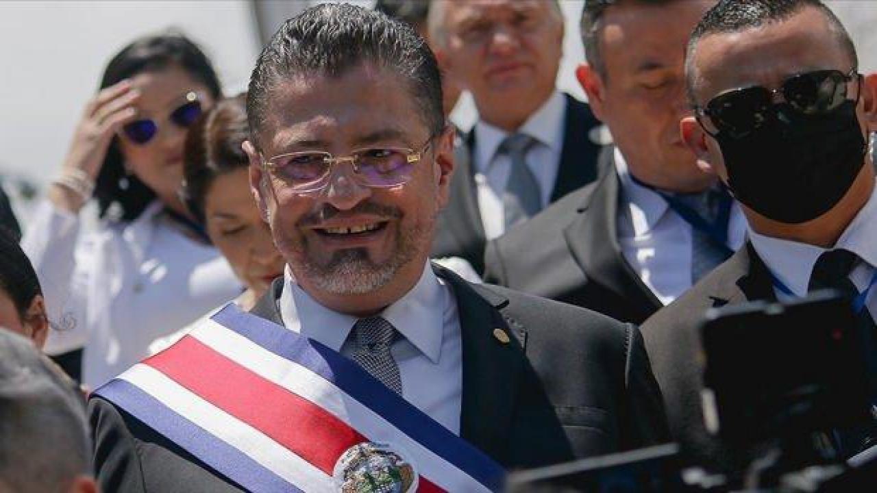 Kosta Rika'nın yeni Devlet Başkanı Rodrigo Chaves yemin etti