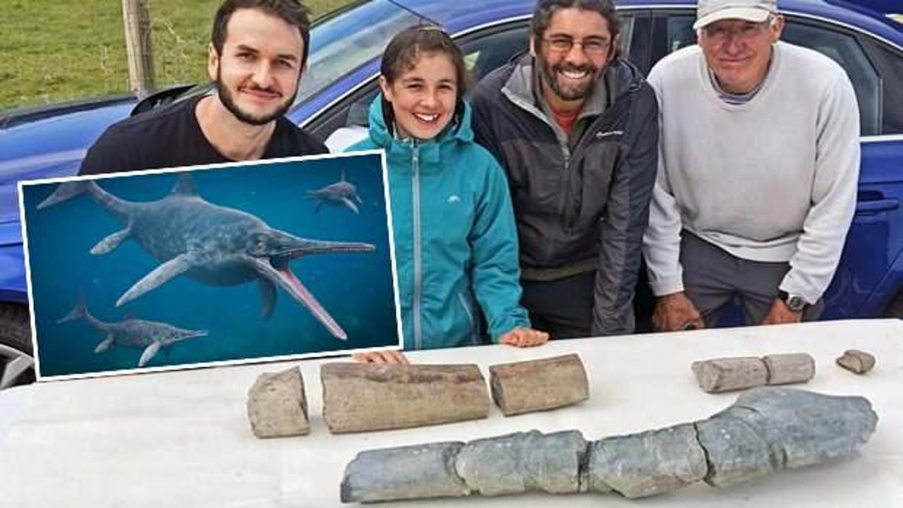 11 yaşındaki kızın bulduğu fosil, 