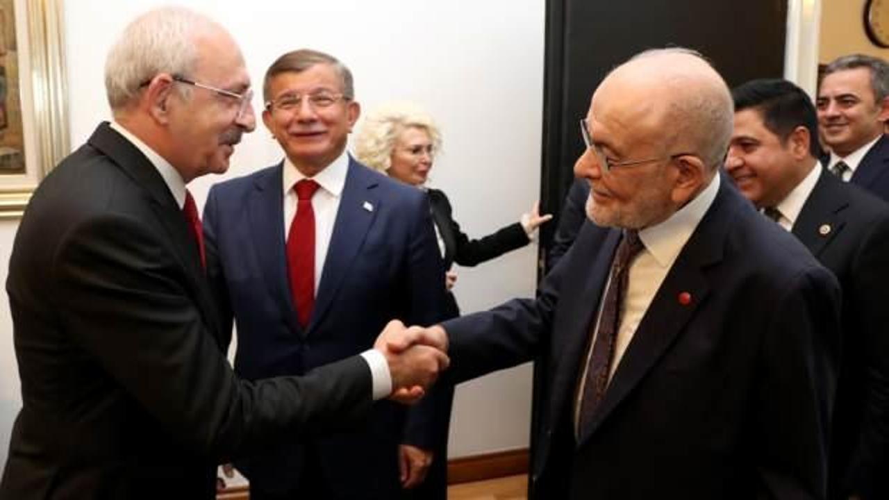 Ahmet Davutoğlu ve Temel Karamollaoğlu, Kılıçdaroğlu'nu ziyaret etti