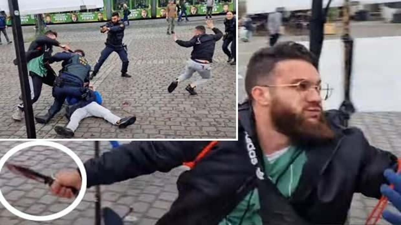 Alman siyasetçiyi sokak ortasında bıçaklandı