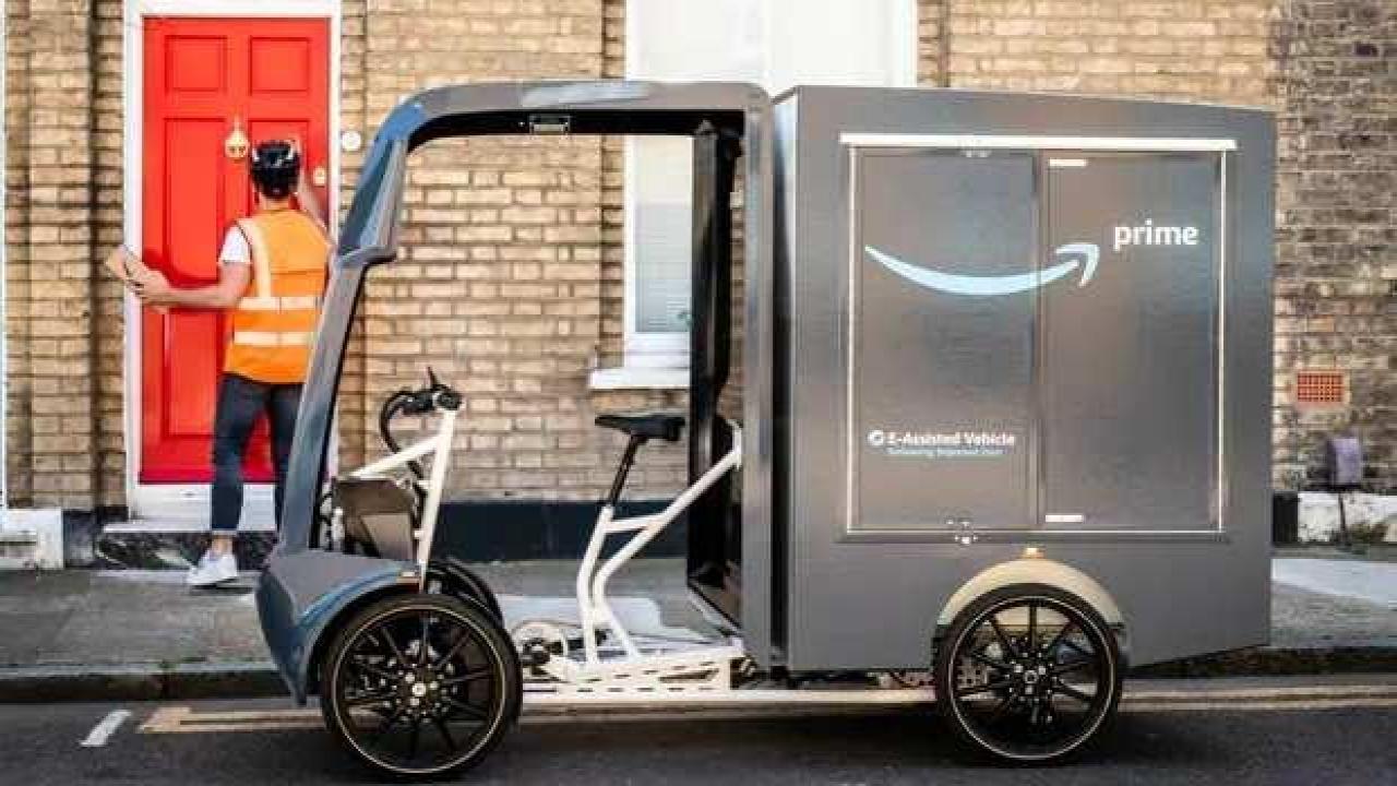 Amazon elektrikli kargo bisikletleri ile teslimat yapacak