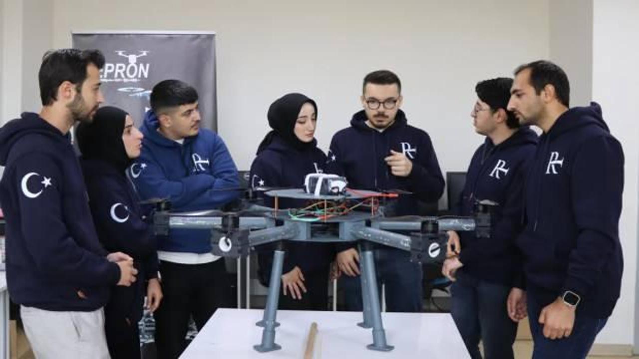 Atatürk Üniversitesi öğrencileri, arama-kurtarma için dron projesi geliştirdi