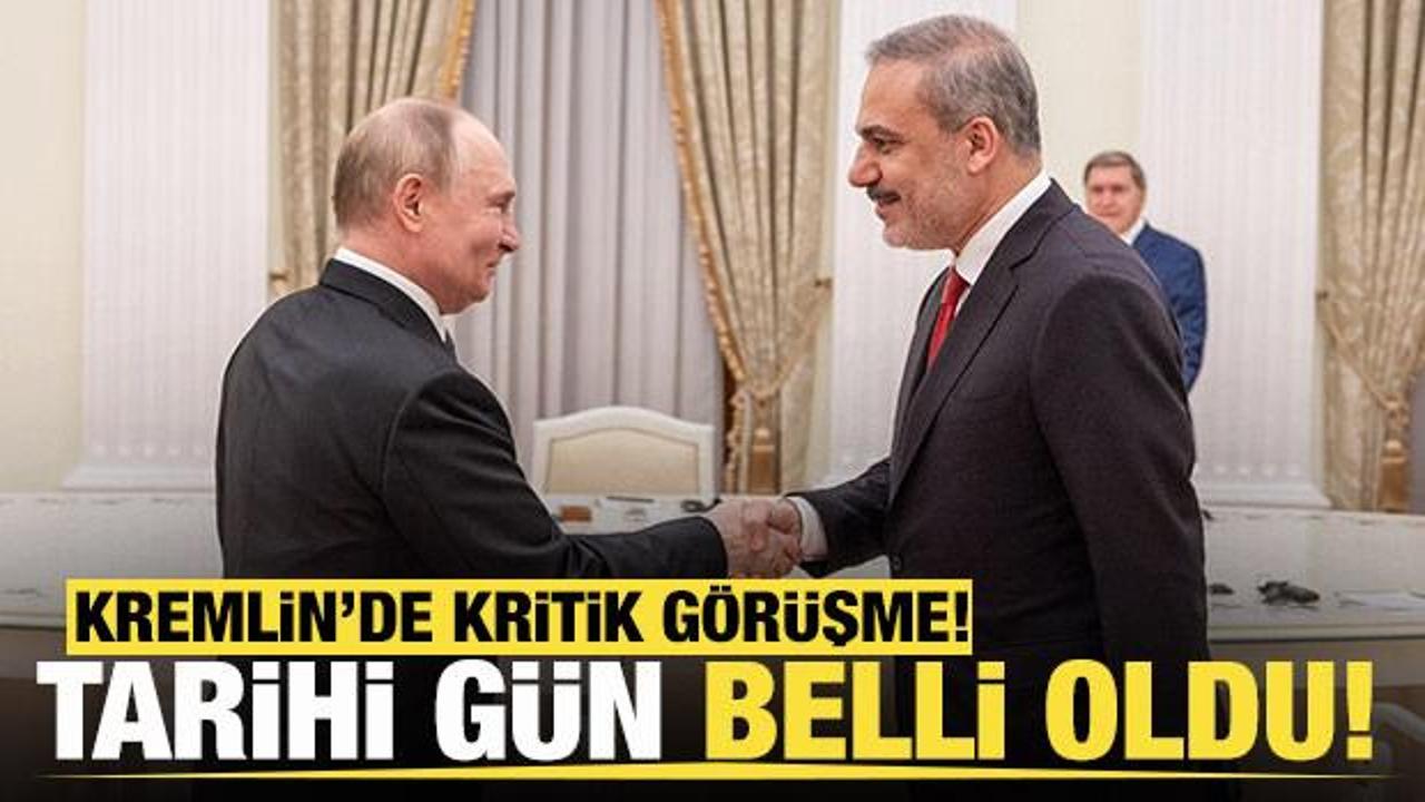Bakan Fidan Rusya'da! Putin'den Türkiye açıklaması!