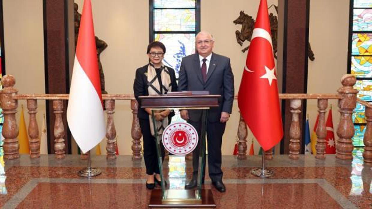 Bakan Güler, Endonezya Dışişleri Bakanı ile görüştü