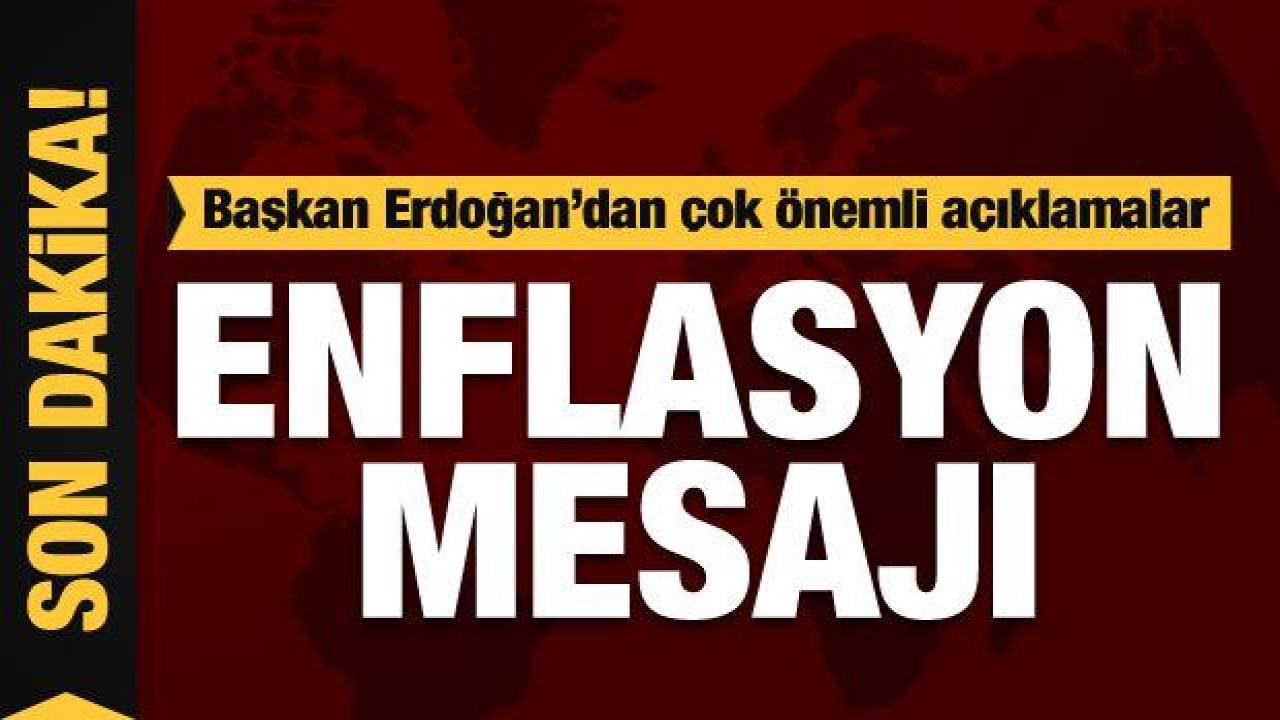 Başkan Erdoğan'dan Konya'da önemli açıklamalar: Merak etmeyin enflasyon da inecek