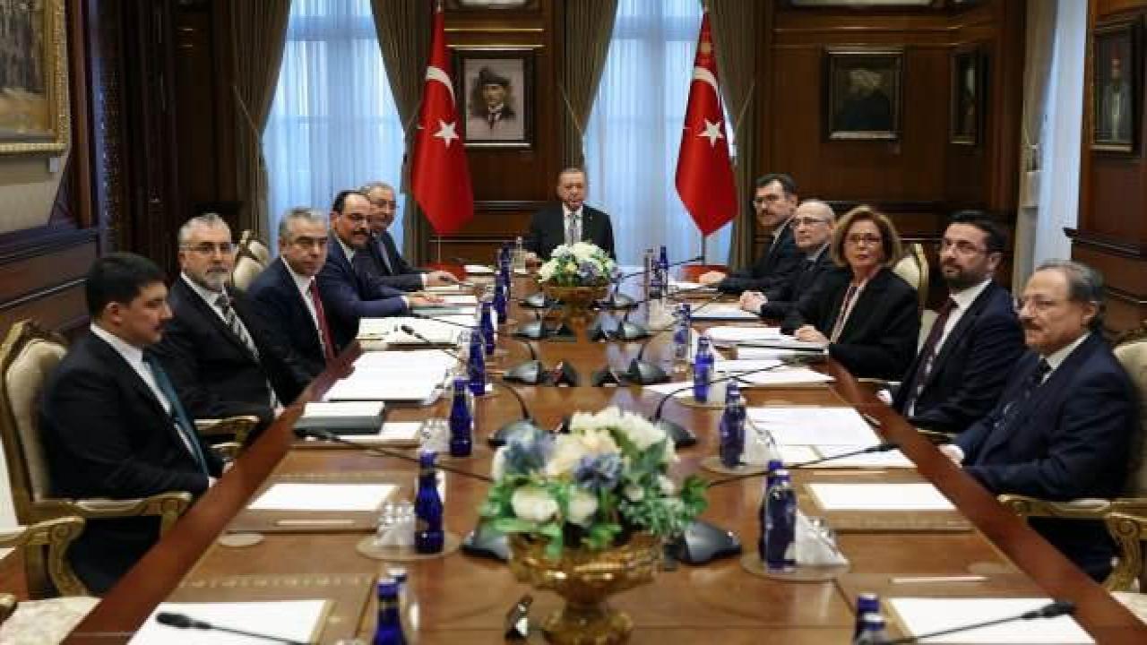 Cumhurbaşkanı Erdoğan, Politika Kurullarının başkan vekillerini kabul etti