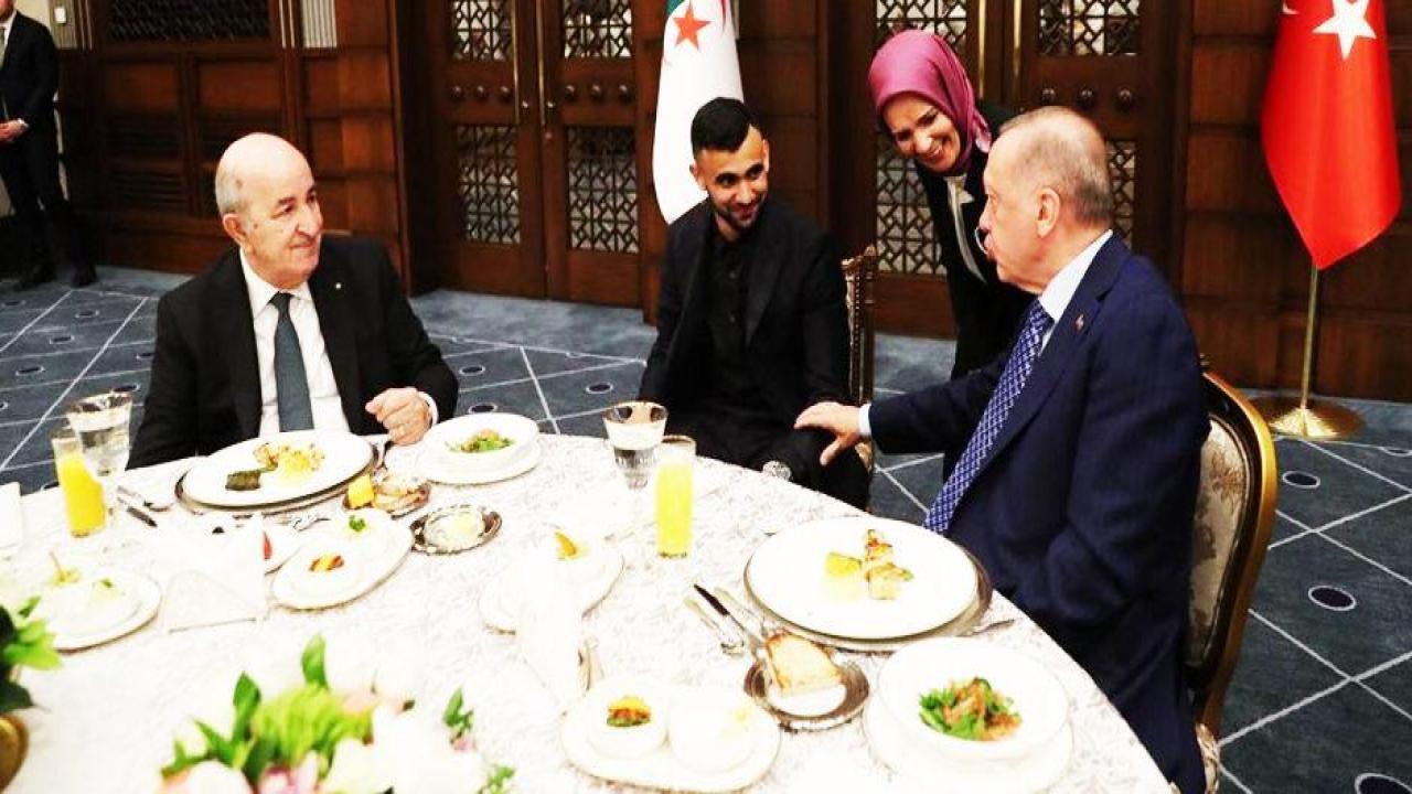 Cumhurbaşkanı Erdoğan ve Ghezzal yemekte buluştu!