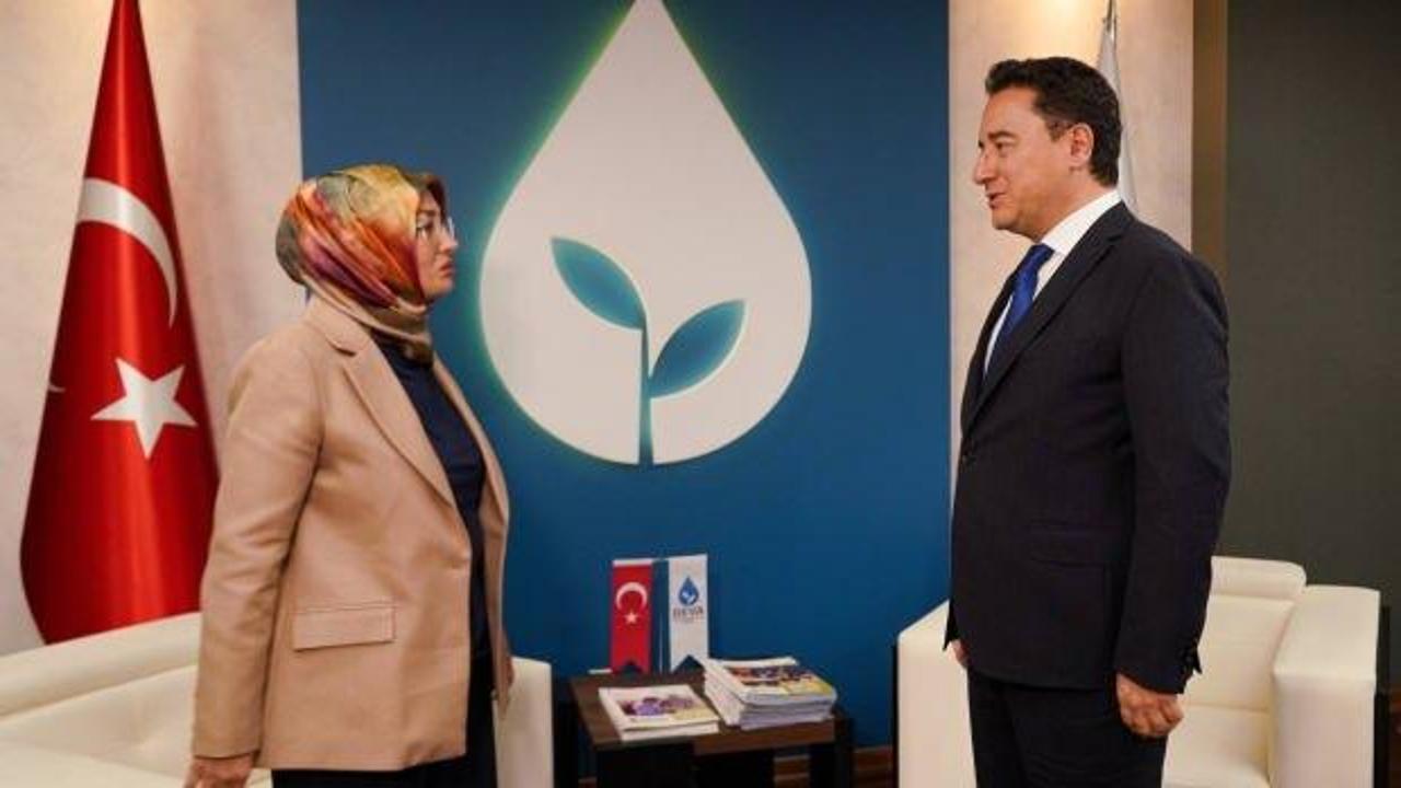 DEVA Partisi Genel Başkanı Babacan, Ayşe Ateş'le görüştü
