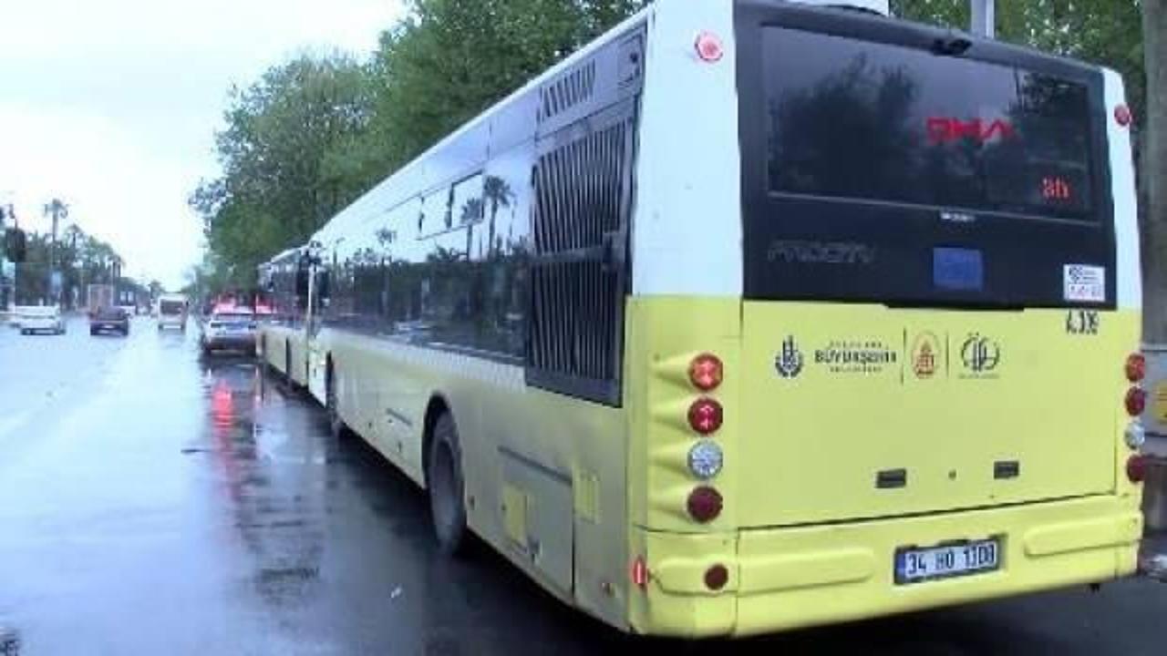 Fatih'te 2 İETT otobüsü çarpıştı! Yaralılar var