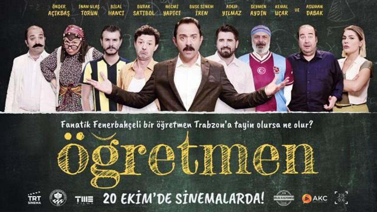 Fenerbahçe ve Trabzonspor rekabeti şimdi sinemada! Öğretmen filmi kahkaha tufanı estirecek...
