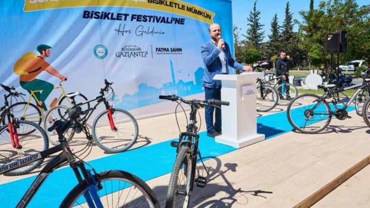 Gaziantep'te Bilal Erdoğan'ın katılımıyla dünya bisiklet günü etkinliği