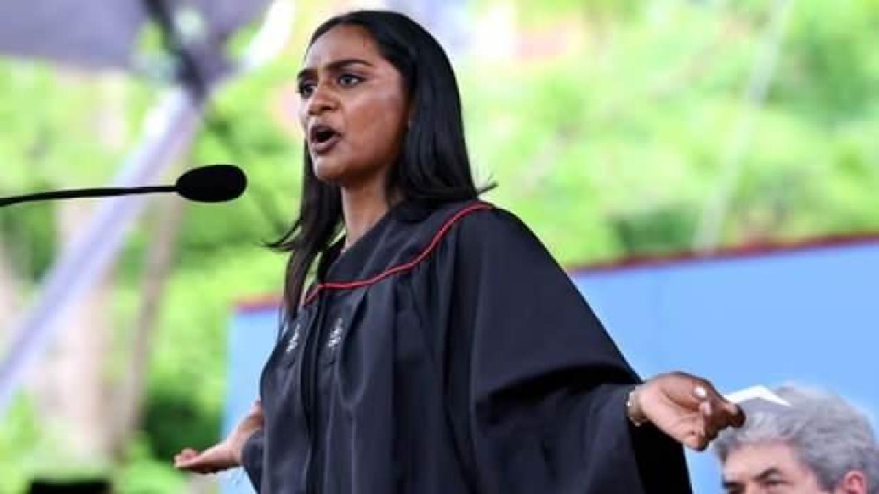 Harvard öğrencisinden mezuniyet konuşmasında üniversite yönetimine tepki