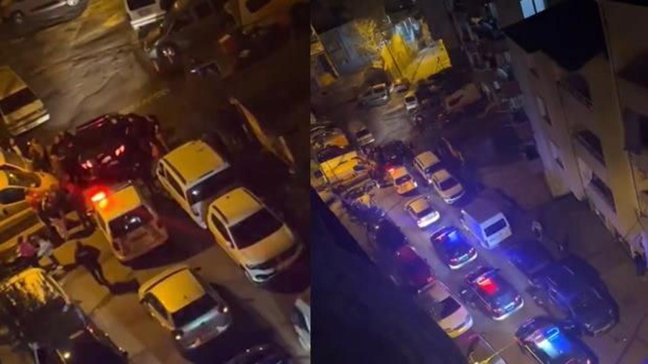 İstanbul'da hareketli anlar: Polise bıçak çekti