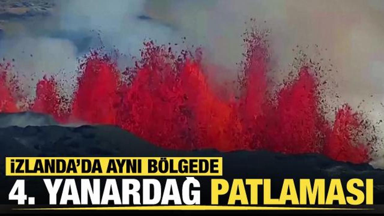 İzlanda'da yanardağ patlaması!