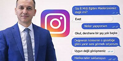 Kahramanmaraş Milli Eğitim Müdürü Hakkında Mesaj İddiası