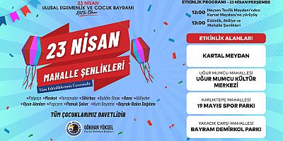 Kartal’da 23 Nisan Coşkusu Tüm Kenti Saracak