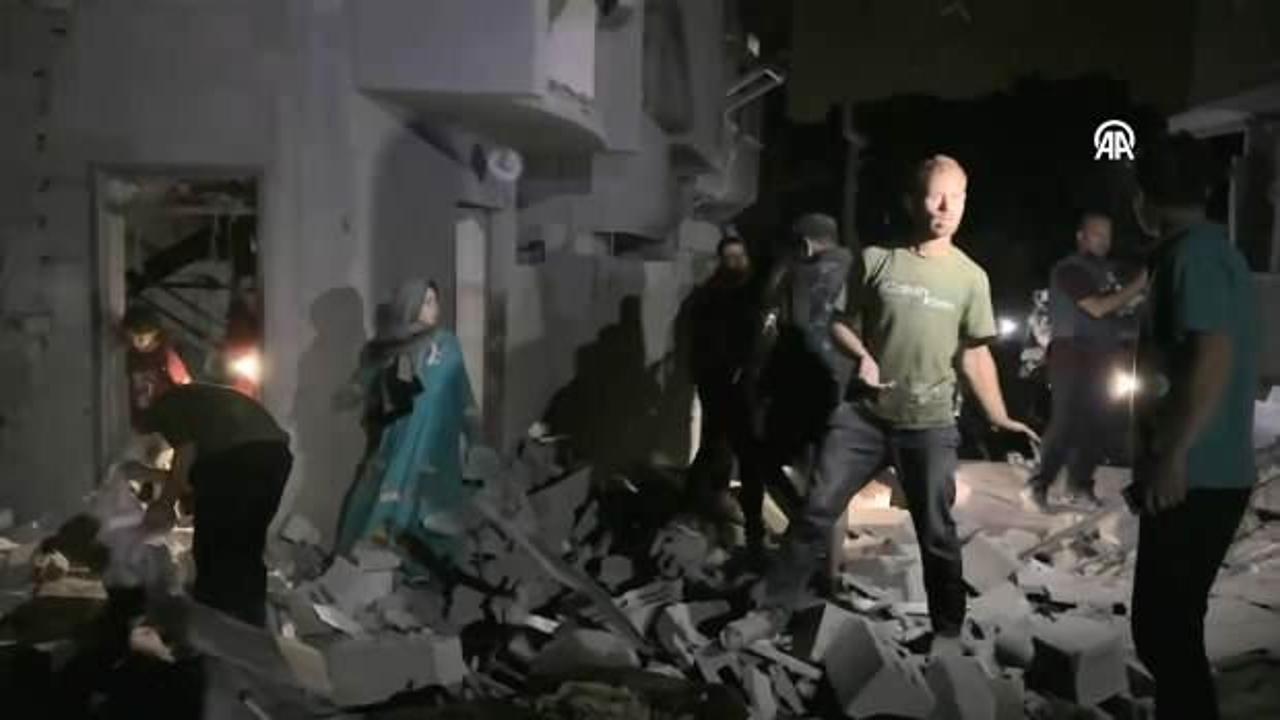 Katil İsrail ordusu, Avde ailesine ait evi hedef aldı