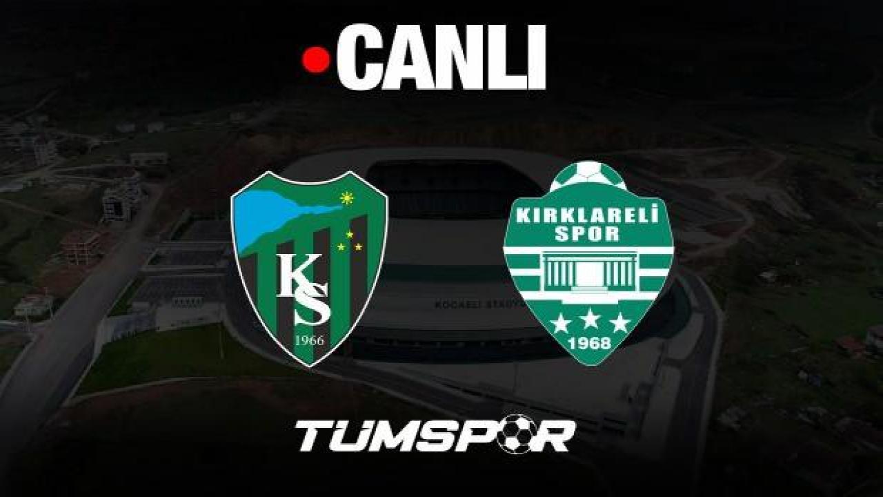 Kocaelispor Kırklarelispor maçı canlı izle | TFF 2. Lig 1. Hafta karşılaşması