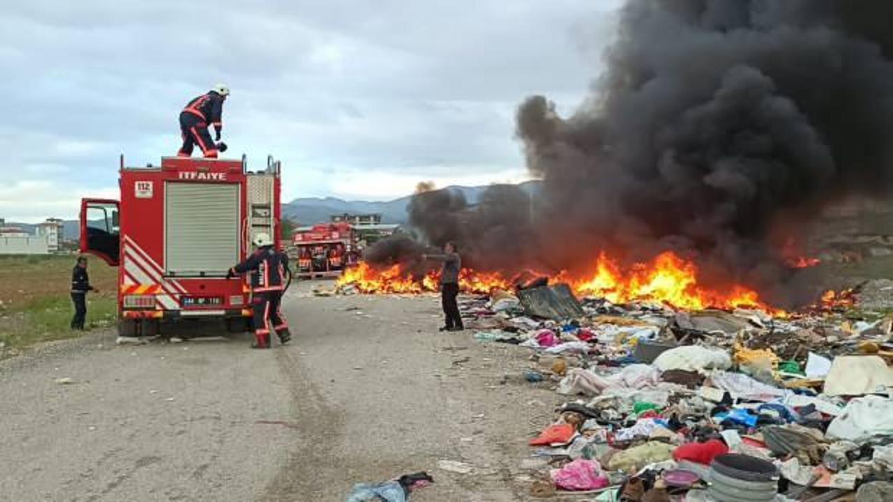 Malatya’da hurdacılar sitesinde korkutan yangın