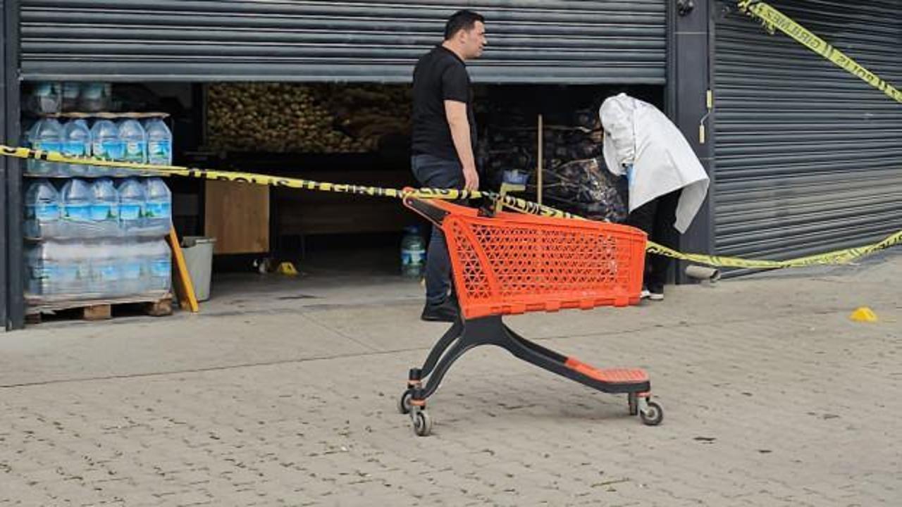 Market çalışanı silahlı saldırıya uğradı