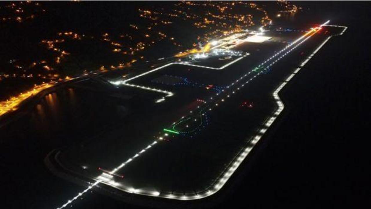 Rize-Artvin Havalimanı'nı mart ayında 72 bini aşkın yolcu kullandı