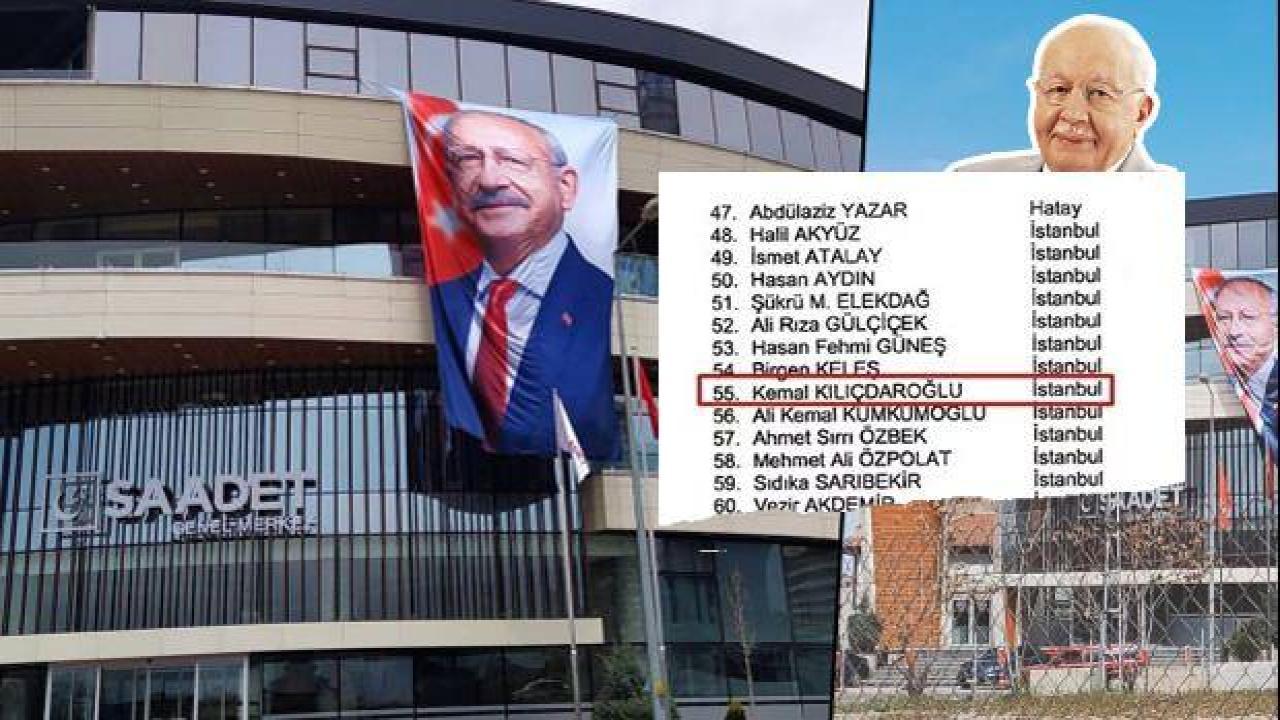 Saadet Partisi'ne 'Kılıçdaroğlu posteri' tepkisi: Hiç mi utanmadınız?