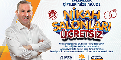 Sultanbeyli'de Nikah Salonları Artık Ücretsiz!