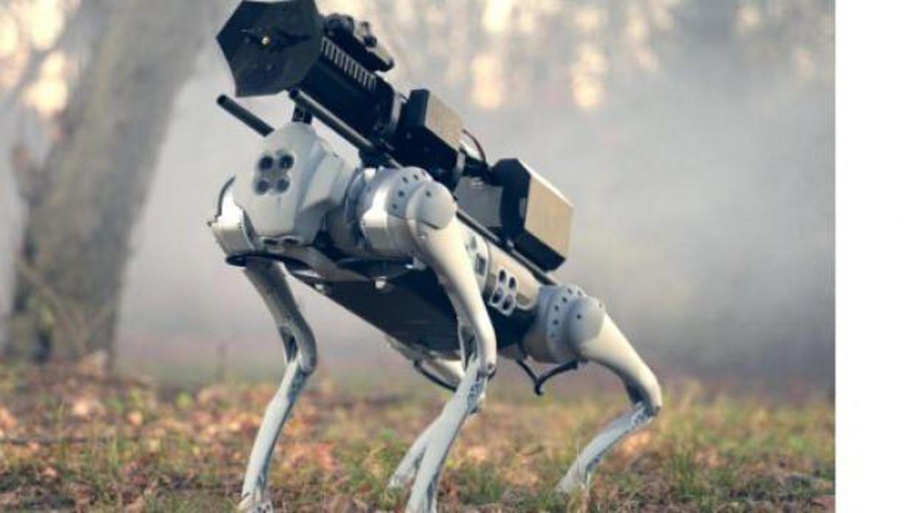 Tarihte bir ilk... Robot polis köpeği çatışmada vuruldu!