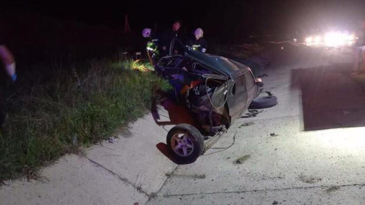 Tekirdağ'da feci kaza çarptığı aracın şoförü kaçtı: 1 ölü!