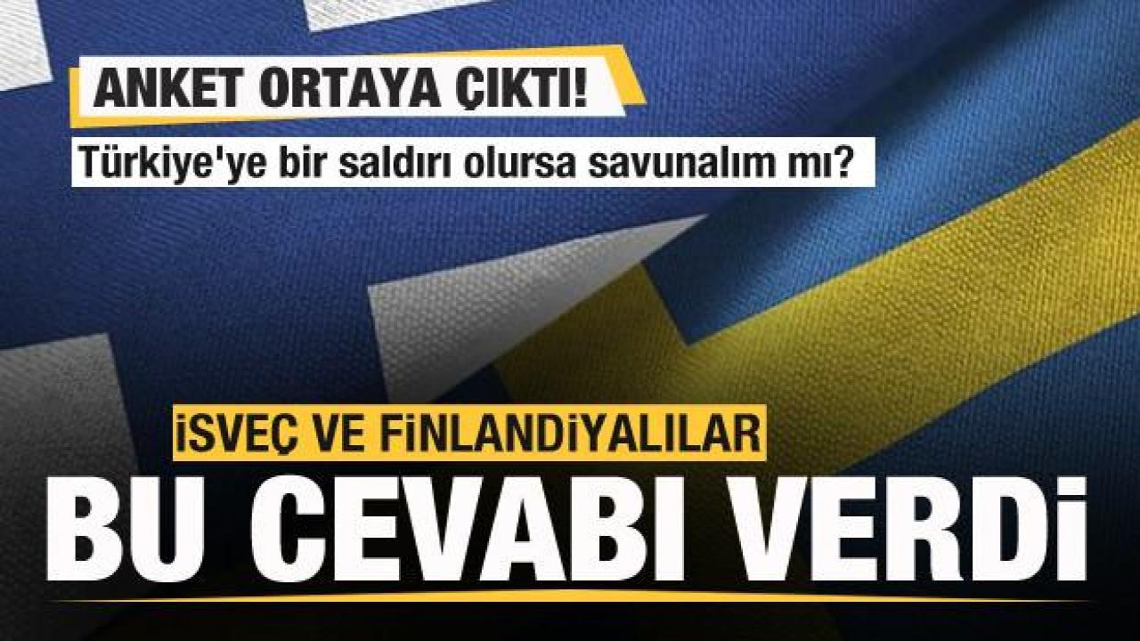 Türkiye'ye bir saldırı olursa savunalım mı? İsveç ve Finlandiyalılar cevapladı!