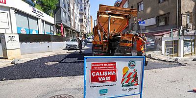Ümraniye’de ulaşımı kolaylaştıran yol çalışmaları devam ediyor