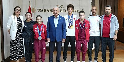 Ümraniyeli sporculardan madalya yağmuru